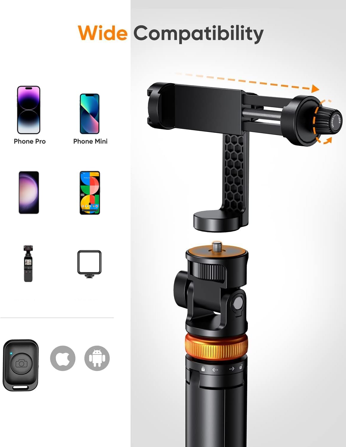 Purilite Select Professional Phone Tripod Stand