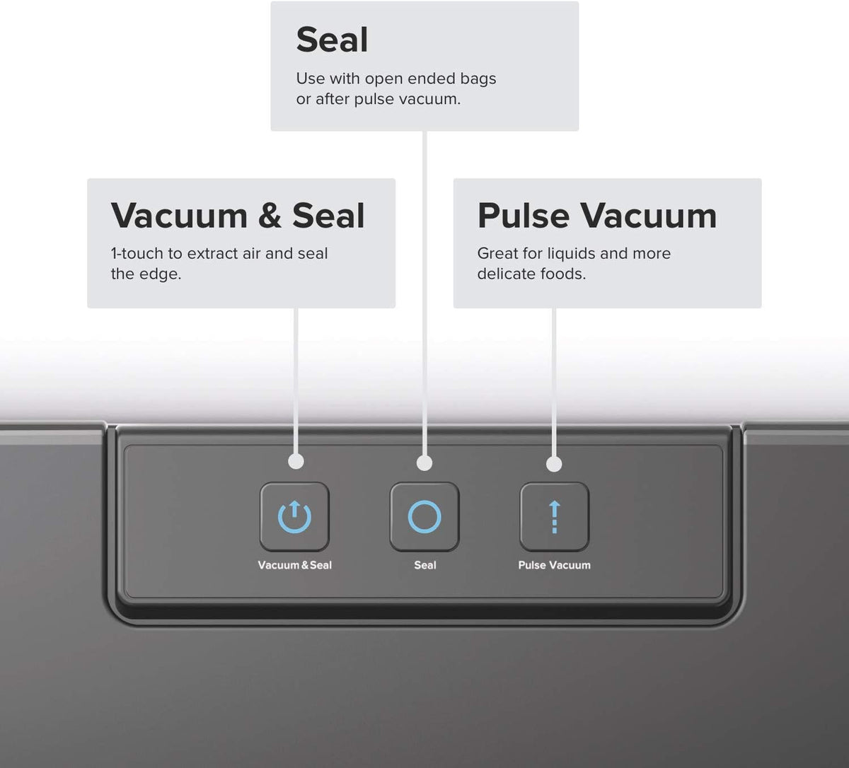 Anova Culinary Vacuum Sealer, Slim & Compact, Includes 10 Pre-Cut Bags (BPA-Free), Wet & Dry Dual Food Vacuum Sealer Machine for Sous Vide and Long-Term Storage, 2-Year Warranty
