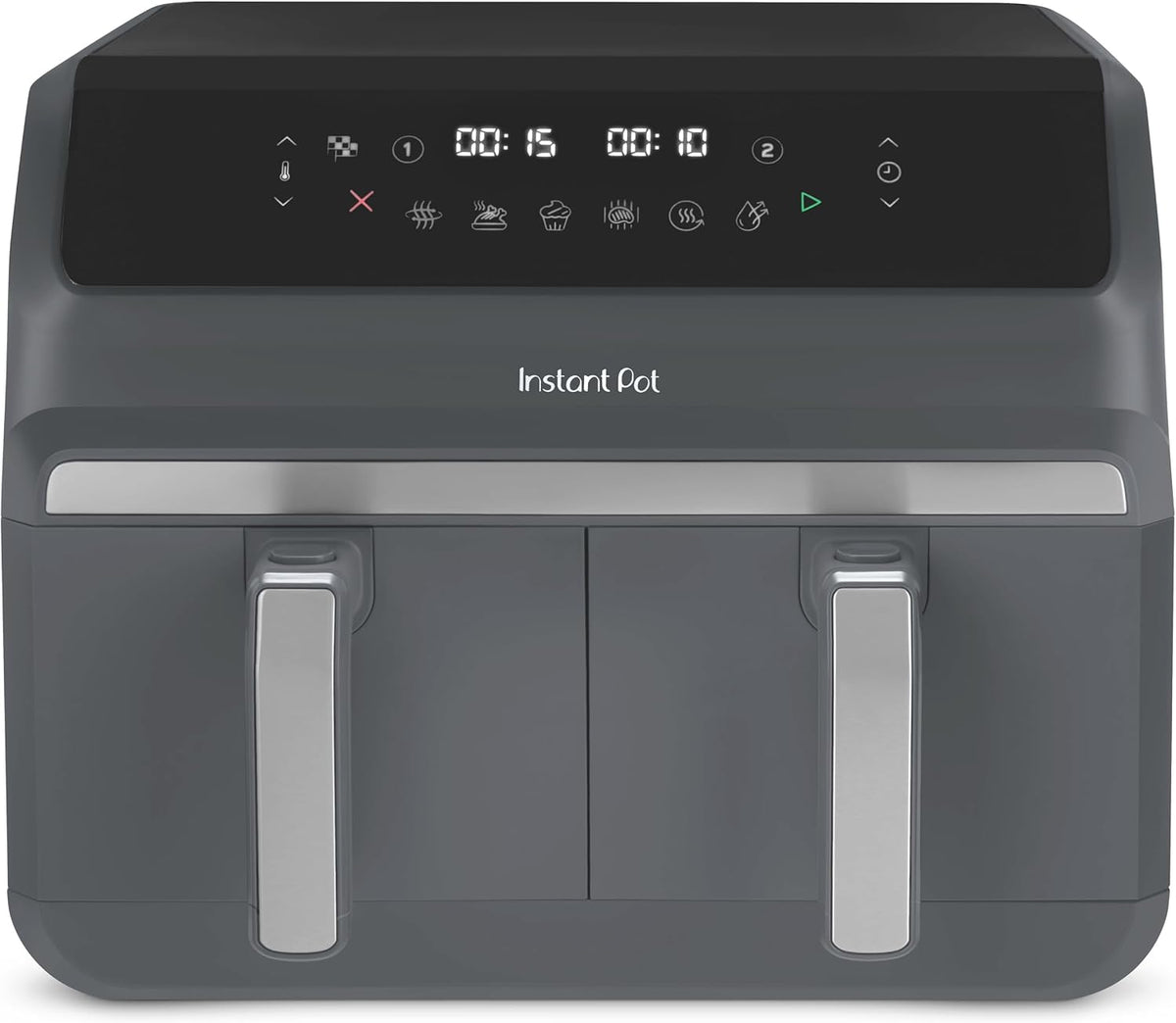 Instant Pot Vortex 6QT Large Air Fryer Oven Combo, Customizable Smart Cooking Programs, Digital Touchscreen, Nonstick and Dishwasher-Safe Basket, Includes Free App with over 1900 Recipes, Black