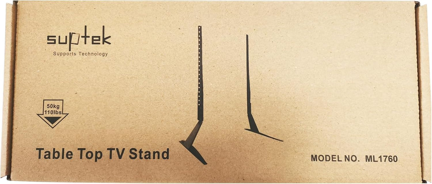 Purilite Select Stationary Tabletop TV Stand (22"–65")