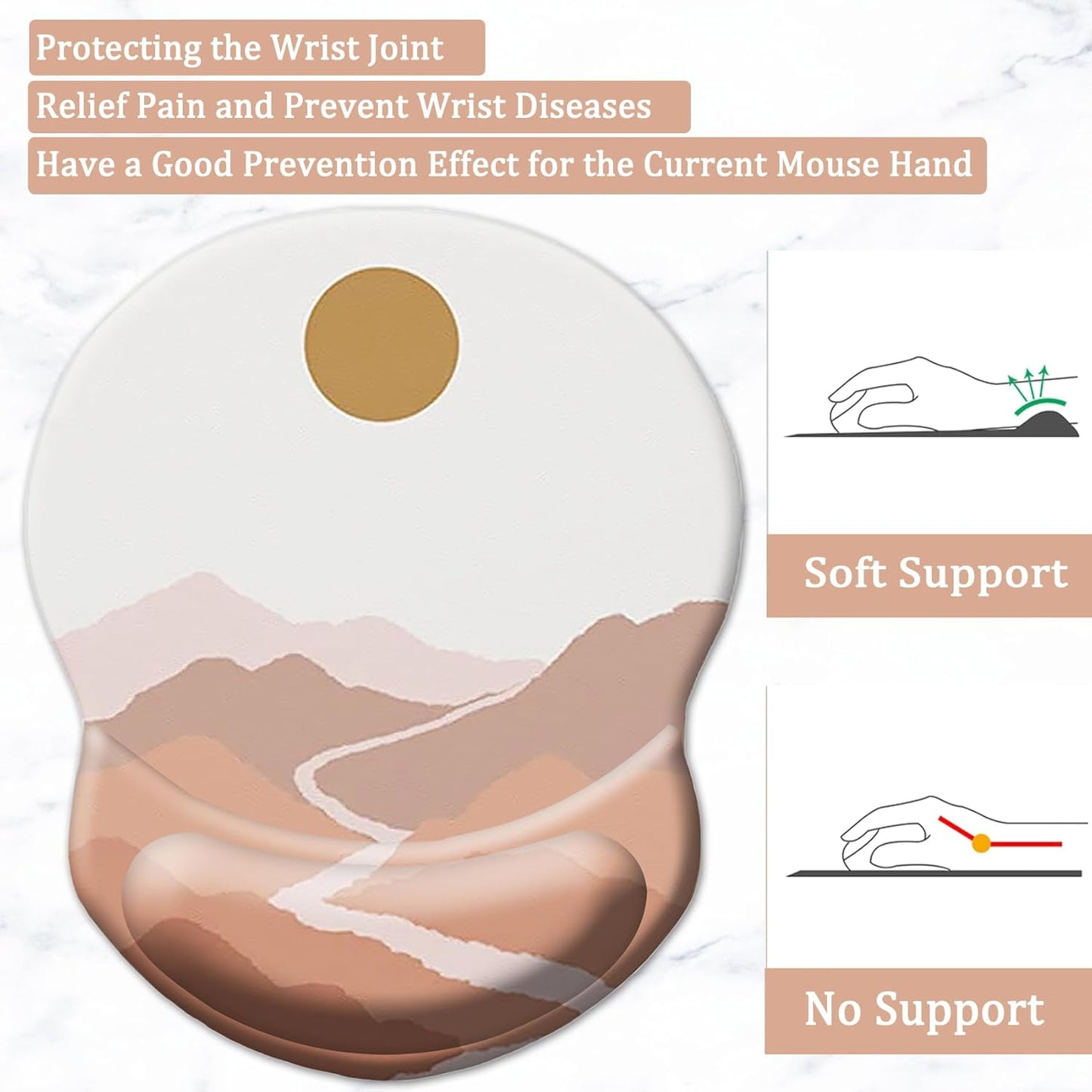 Purilite Select Ergonomic Mouse Pad