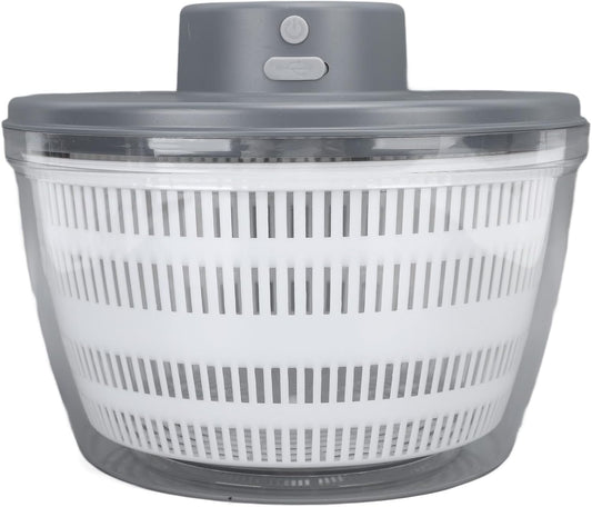 Vegetable Washing Machine Kneading Bowl, Multifunctional Spinner Dryer Vegetable Dryer Salad Mixer Salad Spinner Lettuce Dryer for Home Kitchen (Gray)
