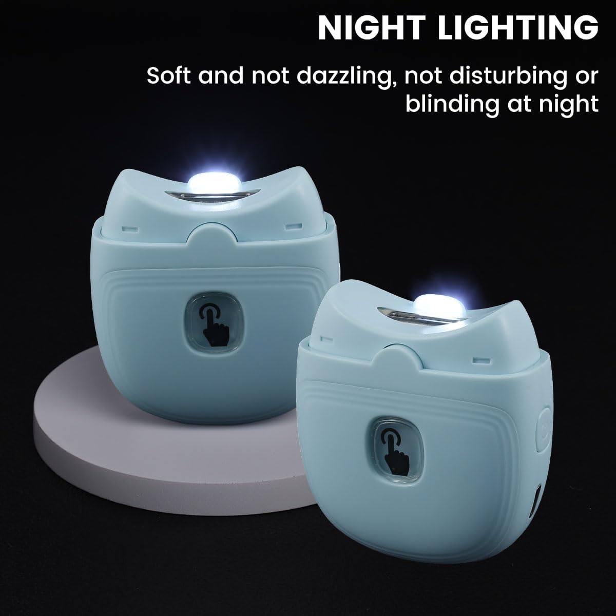 Electric Automatic Nail Clipper Automatic Fingernail Cutter with Nail Scraps Storage 300mAh USB Rechargeable Safety Fingernail Trimmer with LED Light Electric Fingernail Cutter Nail Scissors for Baby Kids Adult (White)