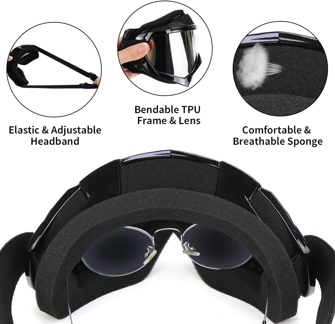 JAMIEWIN ATV Goggles Motorcycle - PuriLite