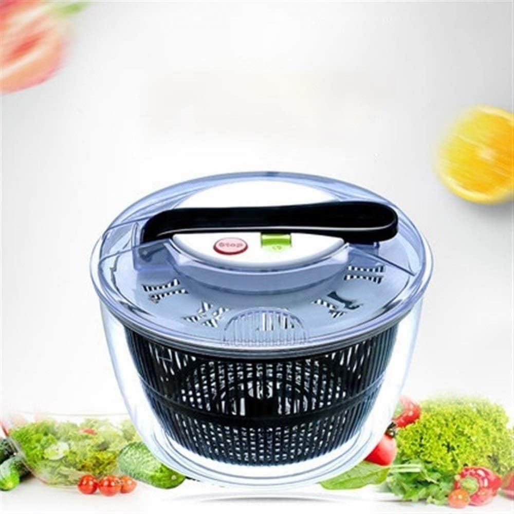 Salad Spinner, Large 5 L, Salad Spinners Best Rated, Lettuce Spinner, Salad Mixer Bowl, Salad Dressing Shaker-Ordinary Style