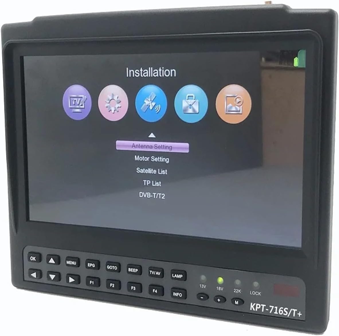 KPT-716ST Plus DVB-T2+S2 Combo Satellite Finder CCTV Camera LCD 4.3 Inch Signal Test Vs KPT-736HD GTmedia V8 Finder 2