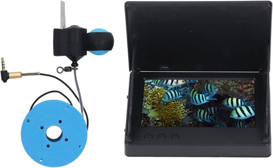 Underwater Fishing Camera, Portable Fish Finder Camera with 4.3inch Display, 220° Wide Angle, Ice Fishing Camera for Lake Sea Boat Kayak Fishing