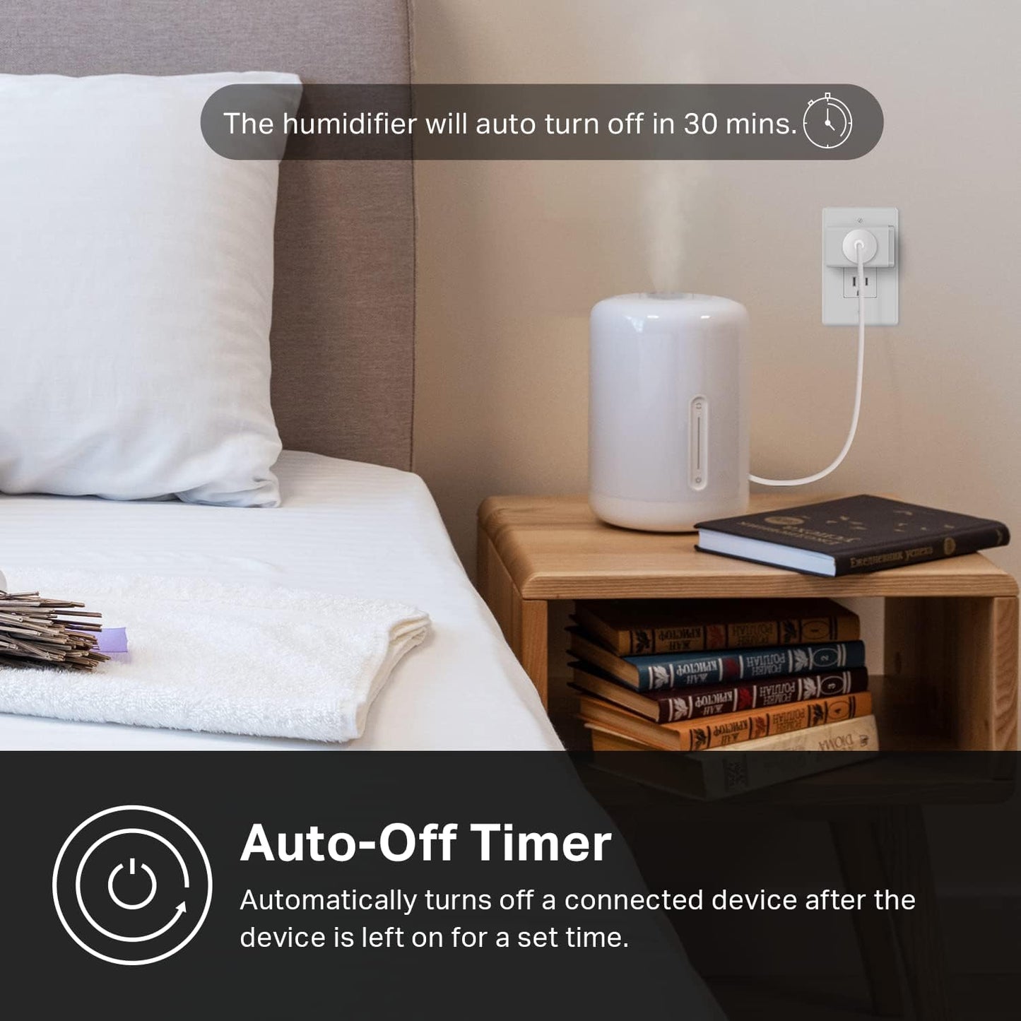 Kasa Smart Plug Mini by TP-Link (HS103P2) - Smart Home WiFi Outlet Works with Alexa, Echo and Google Home, No Hub Required, Remote Control, 2.4GHz WiFi Required, 15 Amp, UL Certified, 2-Pack, White
