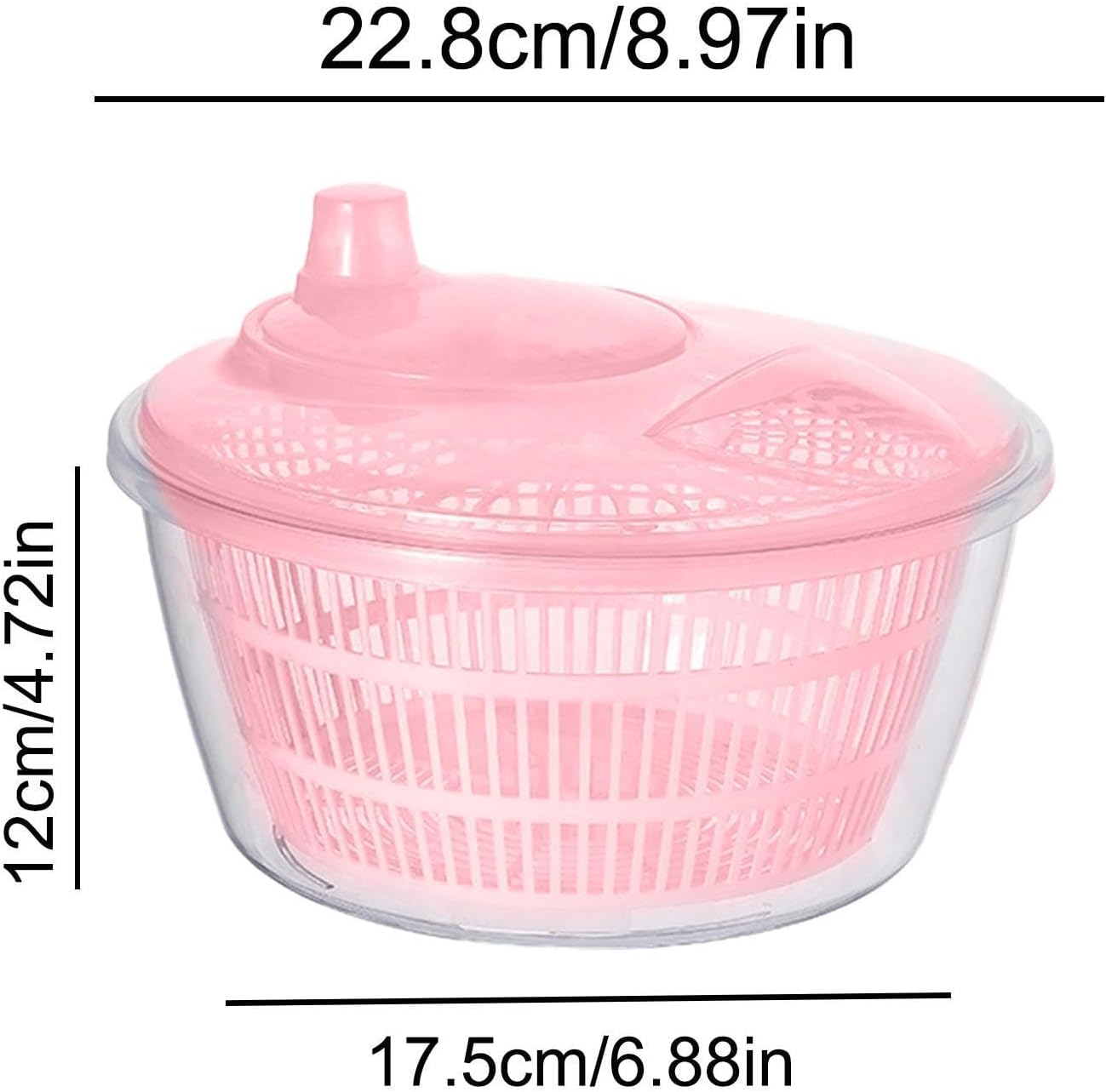Lettuce Spinner - Fruit Washer Spinner | Lettuce Cleaner Spinner Large Salad Spinner, Fruit Washer Spinner Vegetable Dryer, Salad Spinner Lettuce Dryer Fruit Washer for Safe and Practical