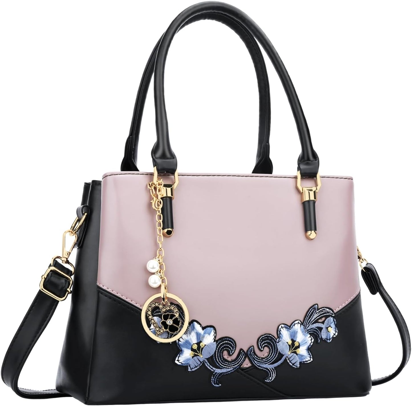 KKXIU Trendy Tote Bag for Women Lightweight Oxford Big Capacity Shoulder Purses and Handbags