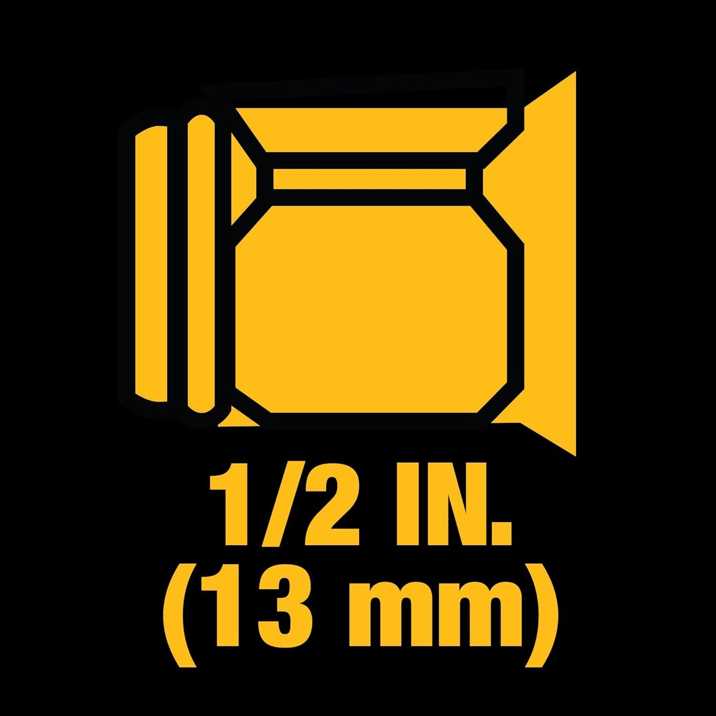 DEWALT 20V MAX XR Impact Wrench, 1/2 In Cordless, High Torque, 4 Speed Precision Mode, Tool Only (DCF900B)