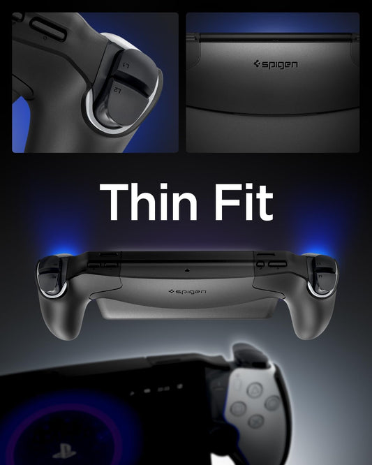Spigen Thin Fit Designed for PlayStation Portal Remote Player Case - Black - PuriLite