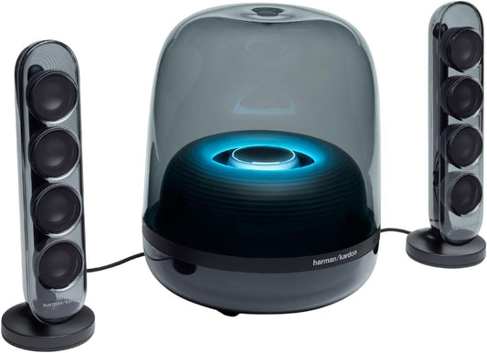 Harman Kardon SoundSticks 4 Bluetooth Speaker System, Black (HKSOUNDSTICK4BLKAM) - PuriLite