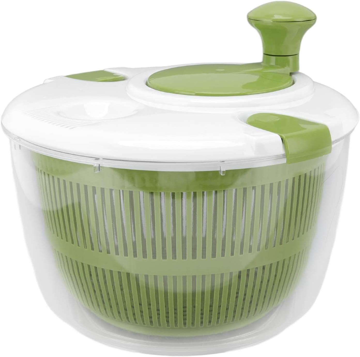 QANYEGN Salad Spinner, Hand Cranking Vegetable Spinner, Multifunctional Lettuce Greens Dryer, for Kitchen Tool