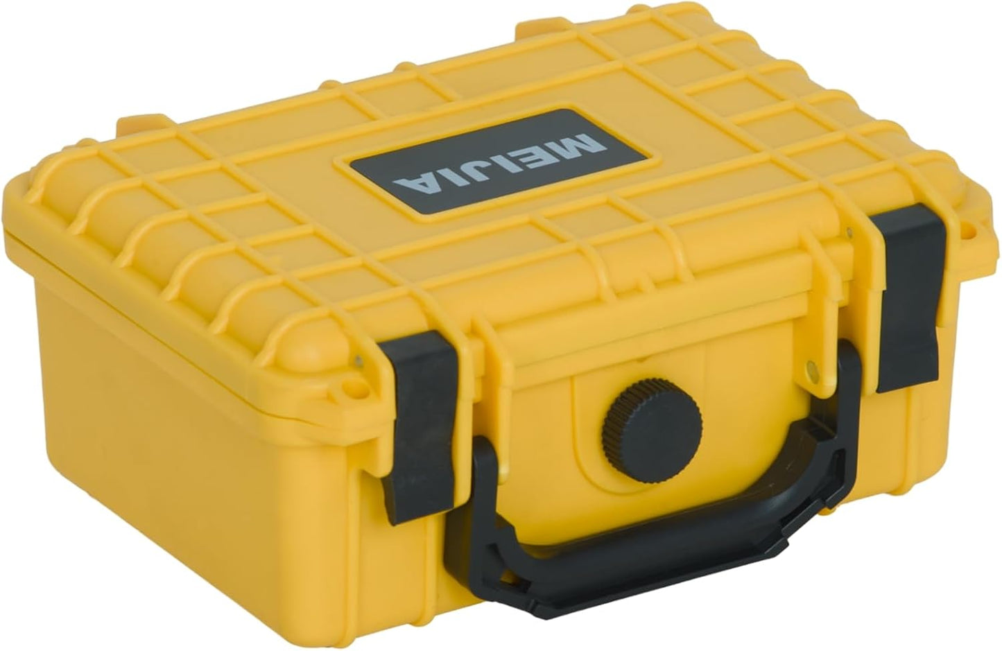 MEIJIA Portable All Weather Waterproof Protective Hard Case,Camera Case with Customizable Fit Foam, Fit use of Drones, Cameras, Equipments, 8.12"x6.56"x3.56" (Black)