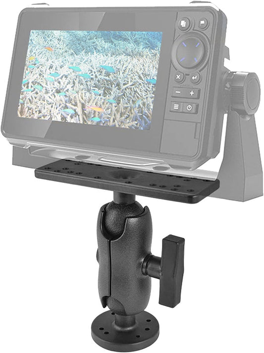 XINZY Portable Kayak Fishfinders Holder Fish Finder Ball Mount Base 360° Swivel Fish Finder Mount Fish Finder Kayak Accessory - PuriLite