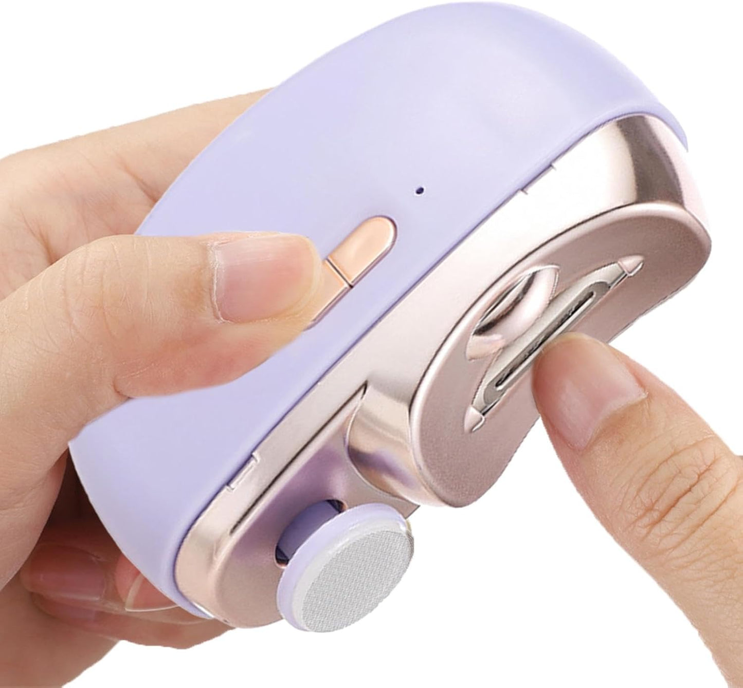 Electric Nail Trimming Tool - 3 in1 Electric Nail Clipper, Toenail and Fingernail Trimmer | Adjustable Nail Cutter Device with LED Light and duall Speed, Nail Grinding and Trimming Kit for Home