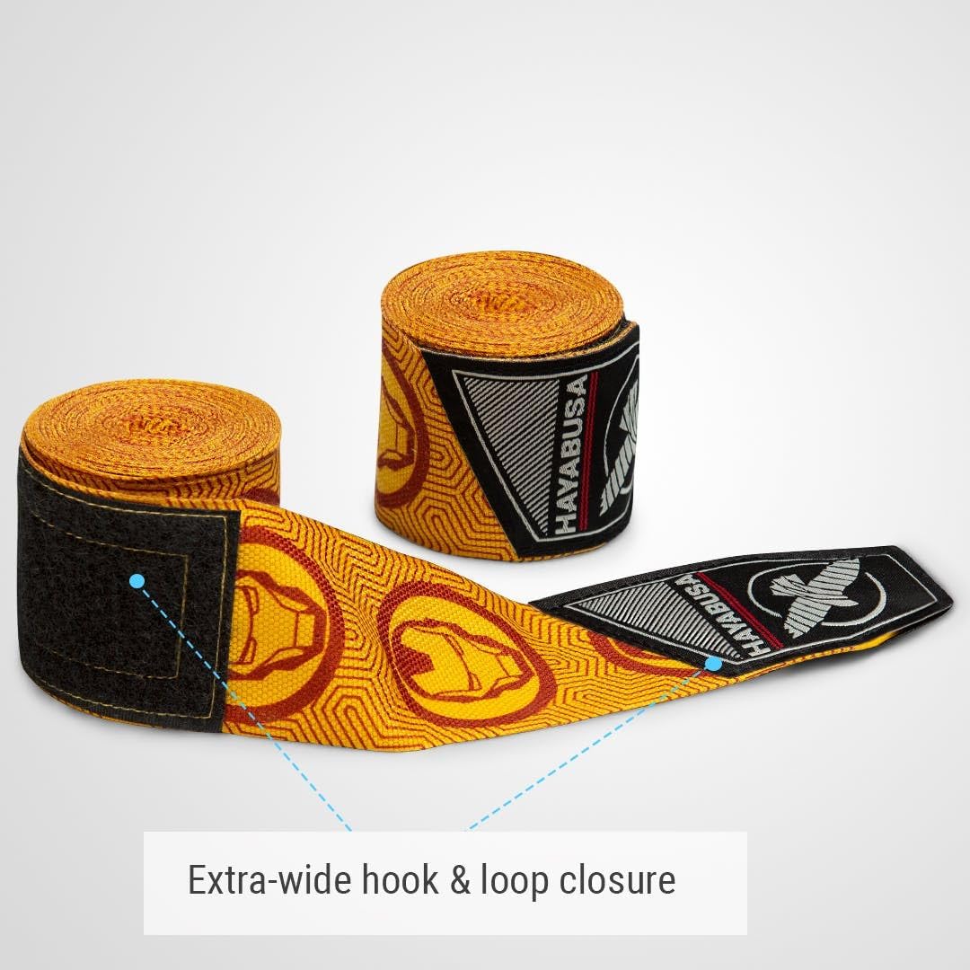 Hayabusa Marvel Hero Elite Mexican Style Boxing Hand Wraps for Men & Women