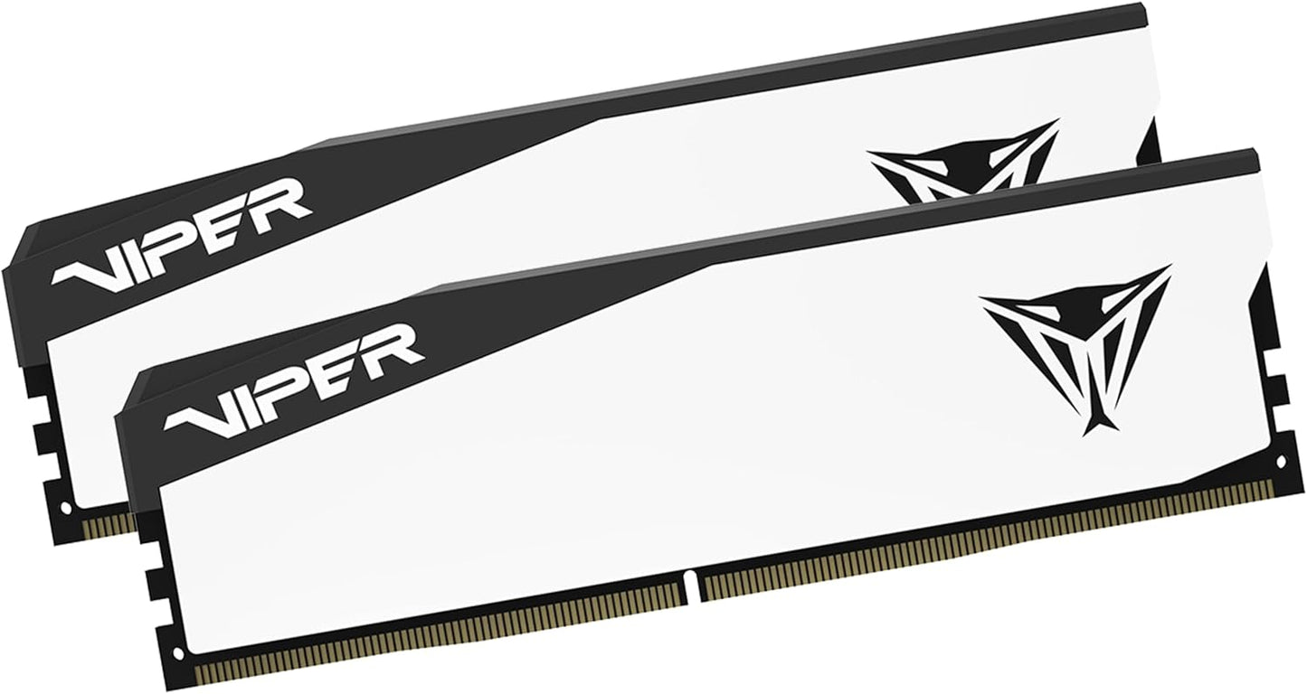 Patriot Viper Elite 5 DDR5 RAM 64GB (2X32GB) 6000MT/s CL30 1.35v UDIMM Desktop Gaming Memory Kit Compatible with Intel XMP/AMD Expo - VEB564G6030KW