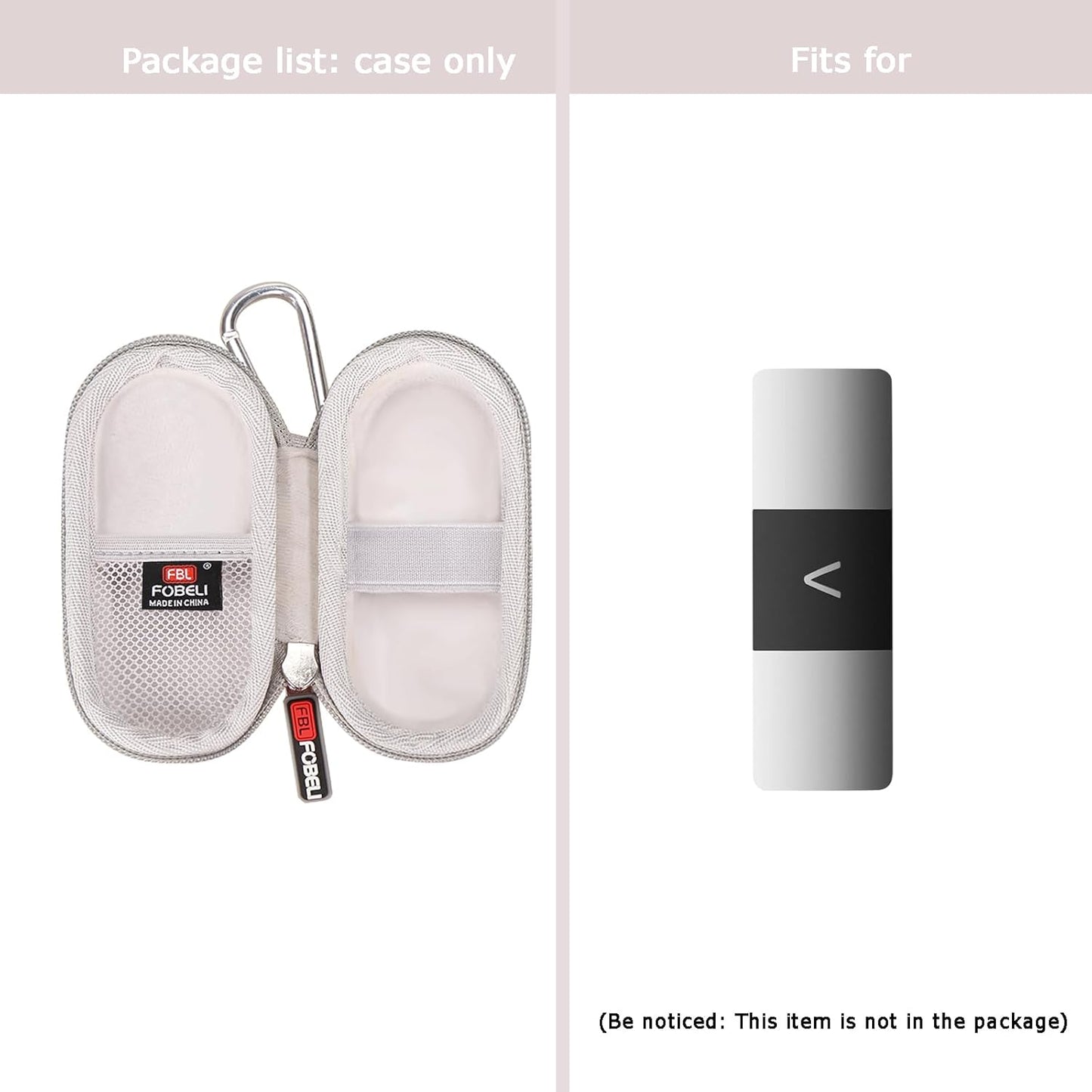 FBLFOBELI Hard Case Compatible with Beurer BR10/BR60/ BR90 Insect Sting and Bite Relief (CASE ONLY)