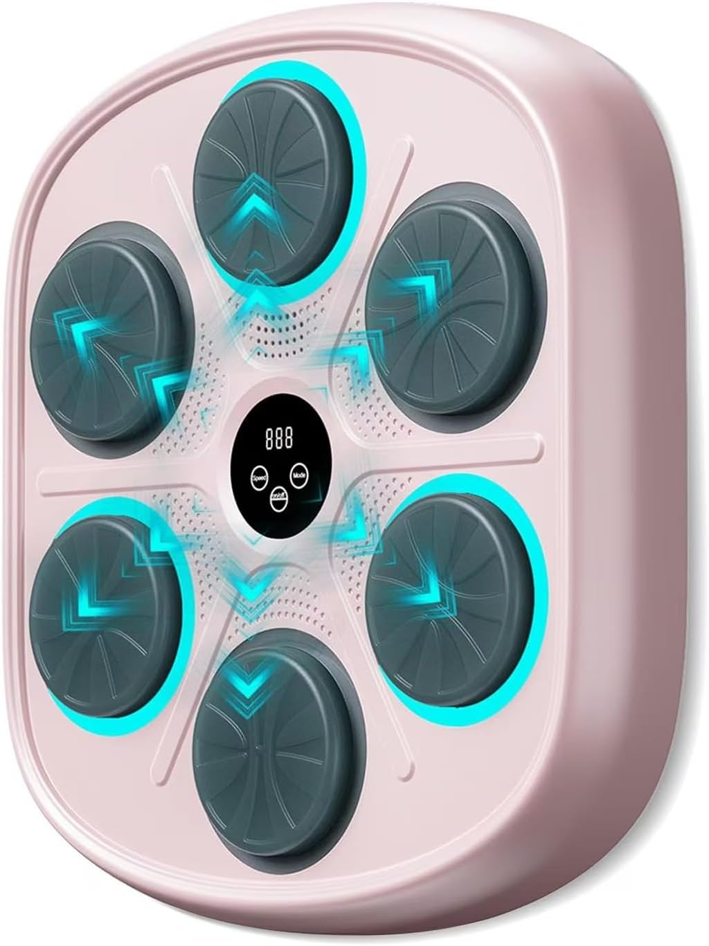 2025 New Smart Music Boxing Machine with Premium Boxing Gloves, Bluetooth Training Machine with LED Electronic Wall Mounted, Home Workout Boxing Target Machine for Adults and Kids
