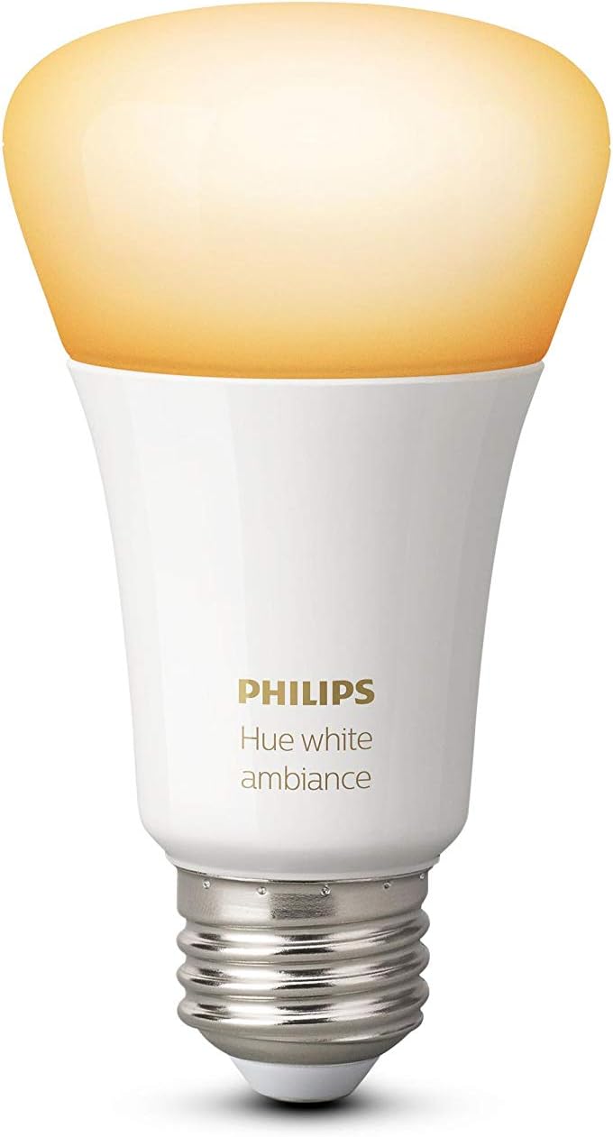 Philips Hue White and Colour Ambiance A19 E26 LED Smart Bulb, Bluetooth & Zigbee Compatible (Hue Hub Optional), Works with Alexa & Google Assistant A Certified for Humans Device (562785),3 Pack