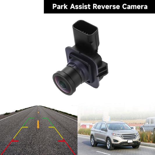 Rear View Back Up Wide Angle Camera Park Assist Reverse Camera - Compatible for Ford Edge 2015-2018 - Replace Part F2GZ19G490A - PuriLite