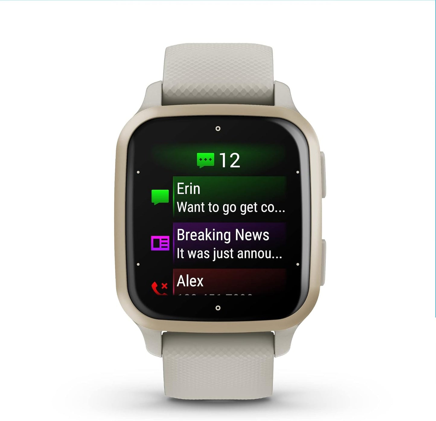Garmin Venu® Sq 2 GPS Smartwatch, All-Day Health Monitoring, Long-Lasting Battery Life, AMOLED Display, Slate and Shadow Gray