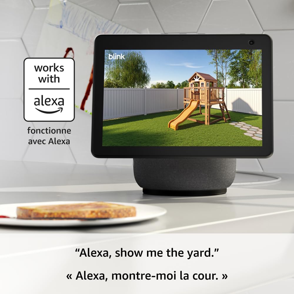 Blink Outdoor 4 (newest model) – Wireless smart security camera, two-year battery life, 1080p HD day and infrared night live view, two-way talk. Sync Module Core included – 1 camera system