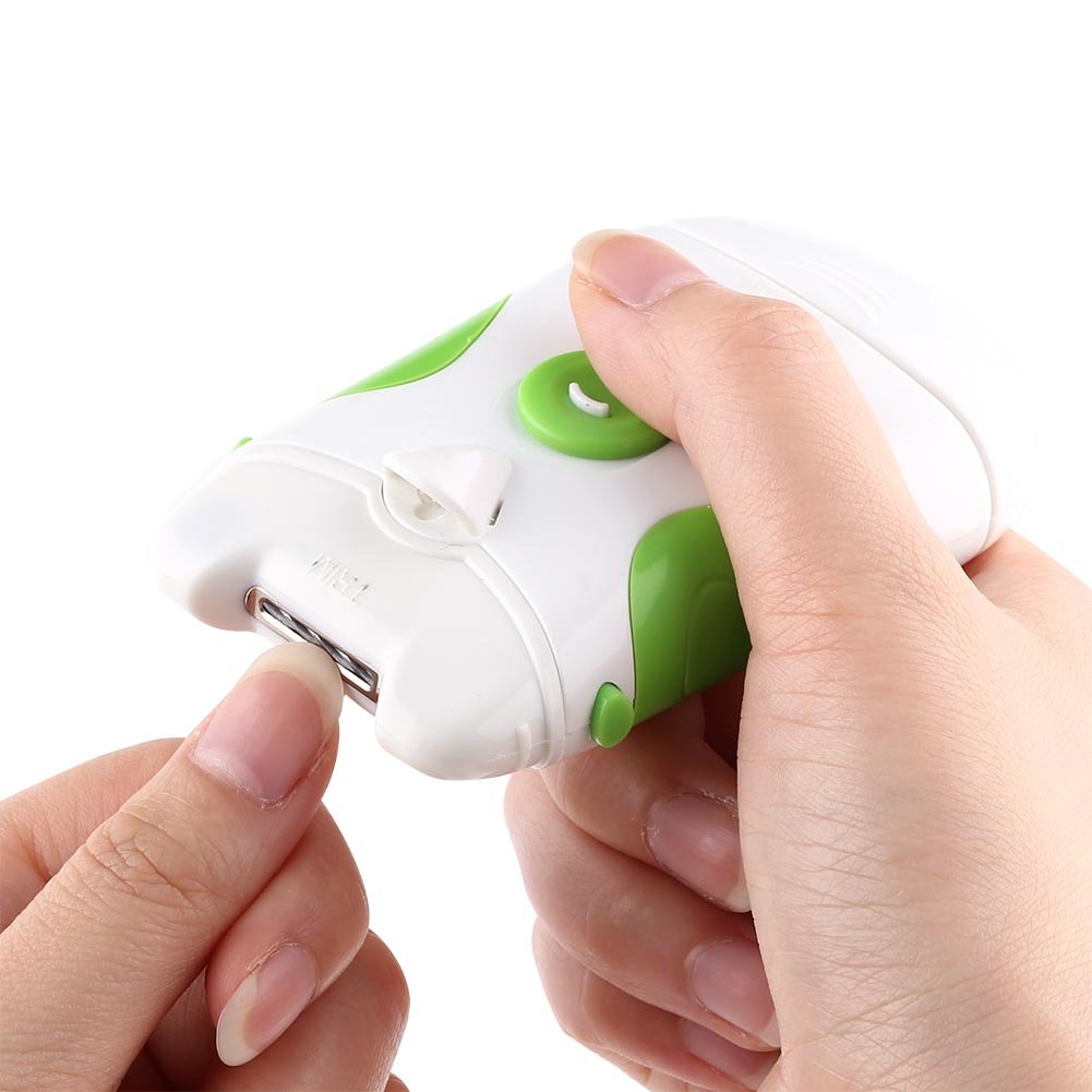 Electric Nail Trimmer, 450RPM Electric Nail Clippers Professional Safe Nail Clippers Nail Cutter Dual Use Baby Nail Trimmerfor Fingernails and Toenails Manicure Tools