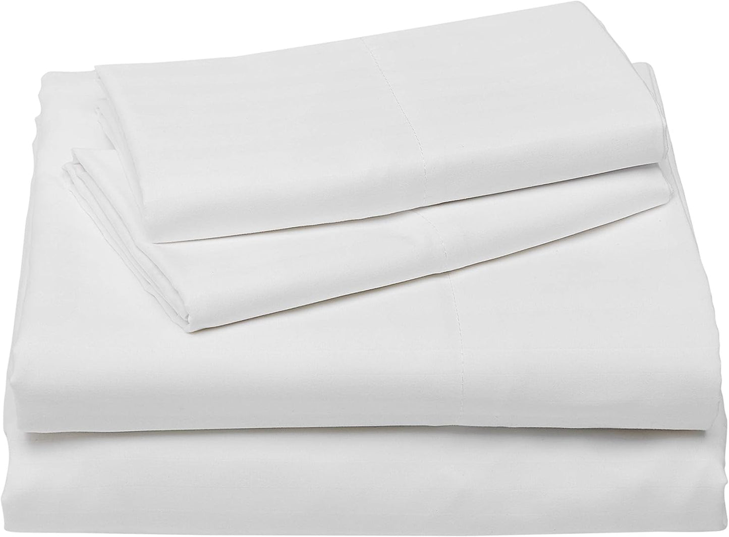 Amazon Basics Lightweight, Breathable Microfiber 4-Piece Bed Sheet Set with 14-Inch Deep Pockets, Full, Blush Pink, Solid