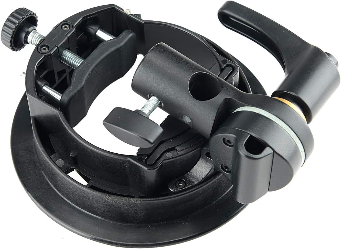 Godox S2 Flash S-Type Bracket with Bowens Mount for Godox V1 AD200Pro etc Round Head Flash Series and AD400Pro AD200 V860II TT685 TT600 TT350 Series Speedlite,Direction-Adjustable Handle…