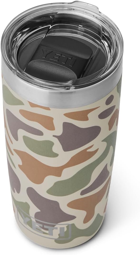 YETI Rambler 10 oz Tumbler, Stainless Steel, Vacuum Insulated with MagSlider Lid, White