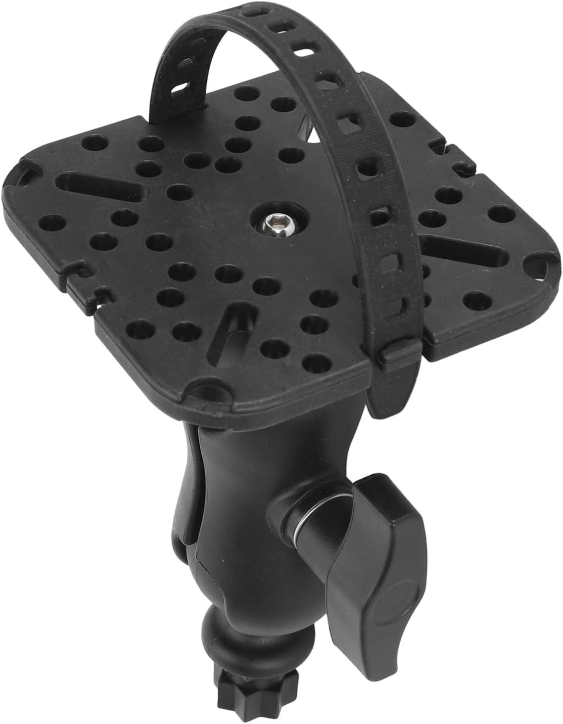 Fish Finder Mount Base, 360° Rotation Ball Mount Fish Finder Bracket Universal Marine Electronic Fish Finder Mount Accessories for Marine Boat Kayak, for