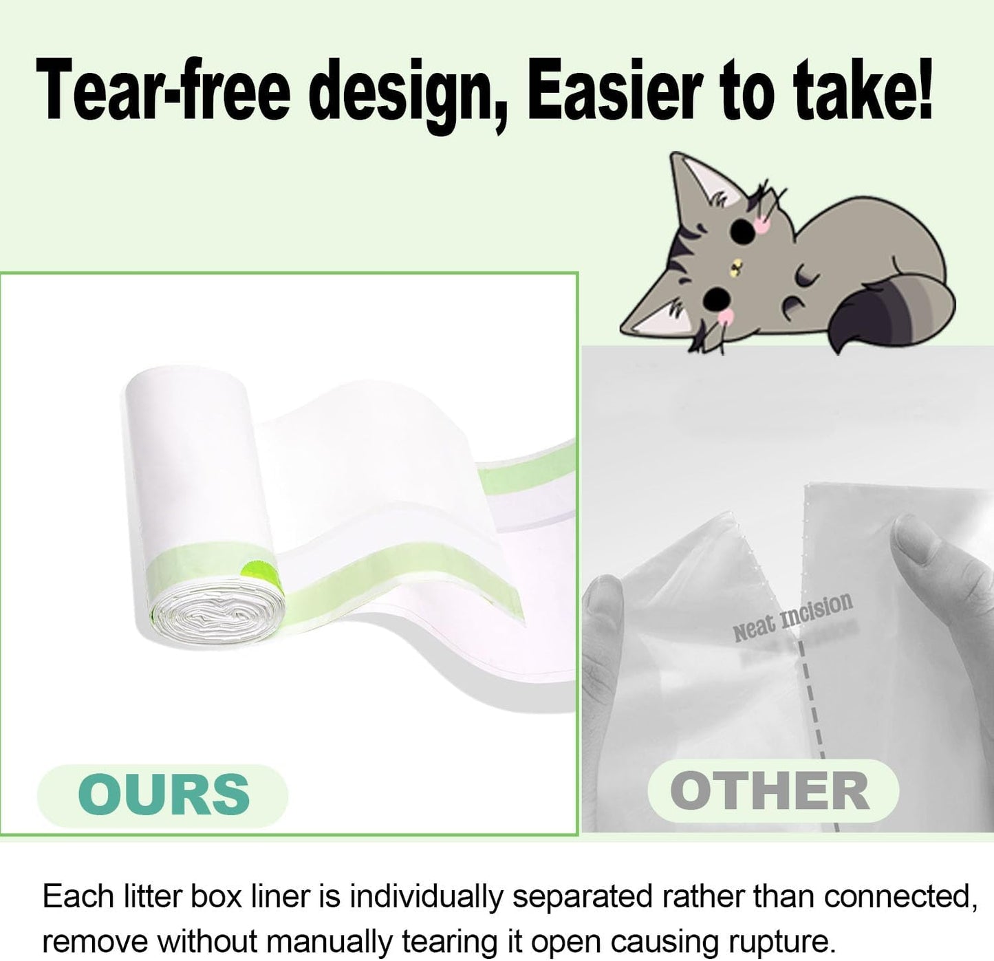 Rastalola Official® 120 Pack Cat Litter Bags with Drawstring, Compatible with Litter Robot 3 & 4, 10-12 Gallons (Sold by Ameroliy-US Store)
