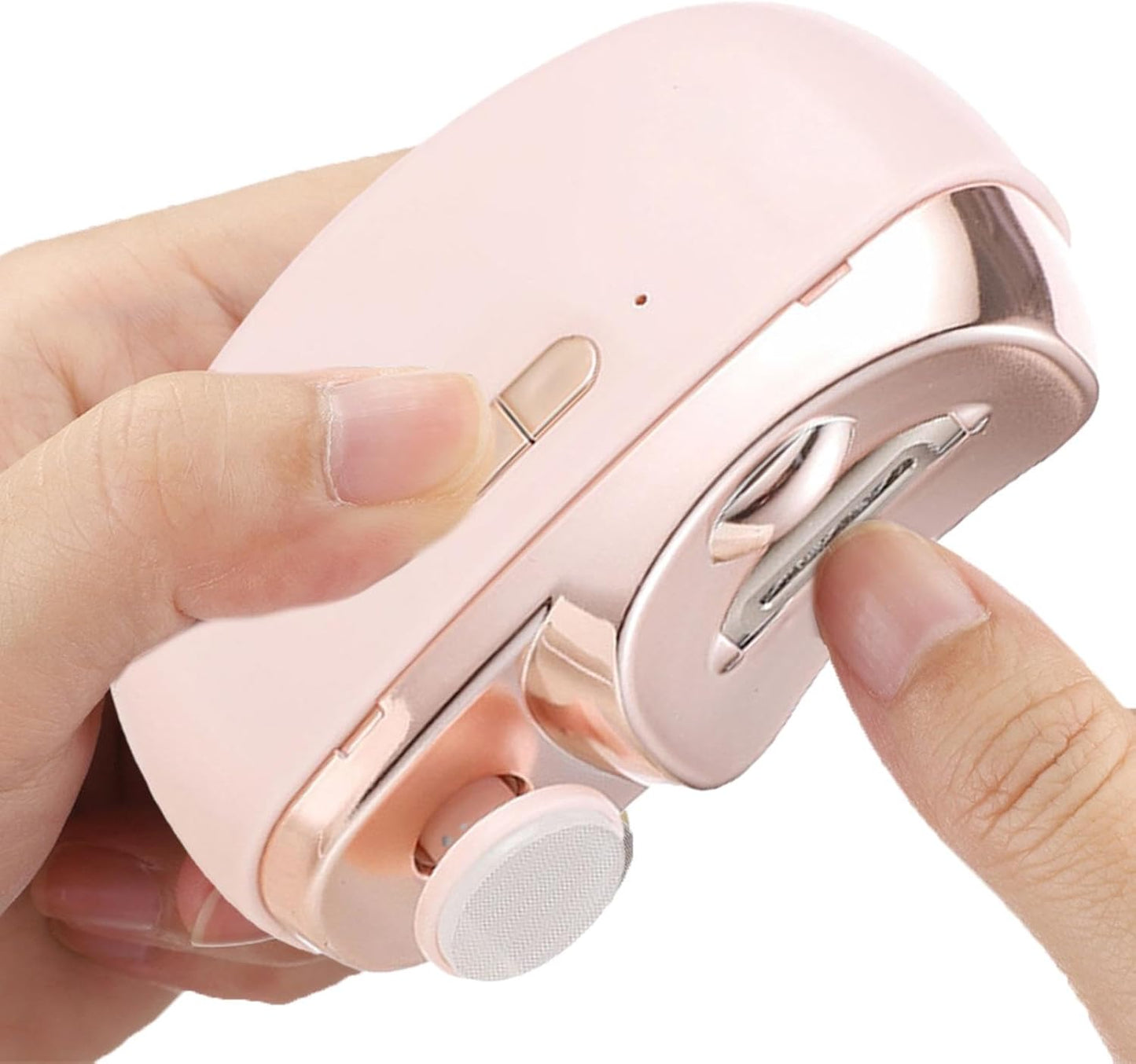 Electric Nail Trimming Tool - 3 in1 Electric Nail Clipper, Toenail and Fingernail Trimmer | Adjustable Nail Cutter Device with LED Light and duall Speed, Nail Grinding and Trimming Kit for Home