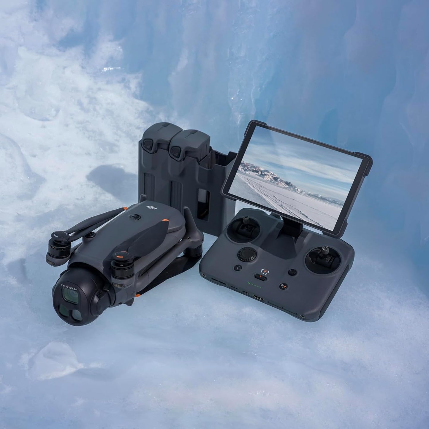 DJI Mavic 4 Pro Fly More Combo with DJI RC 2, Flagship Tri-Camera Drone with 100MP 4/3 CMOS Hasselblad Camera, 30km Video Transmission, 51-Min Max Flight Time, Charging Hub, and More