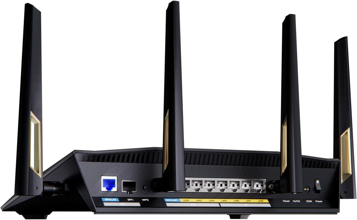 ASUS RT-BE86U BE6800 Dual-Band WiFi 7 Router, Supports 4096-QAM, MLO, AI WAN Detection, AiMesh, Subscription-Free Network Security, and Comprehensive VPN Features, Guest Network Pro, Gaming