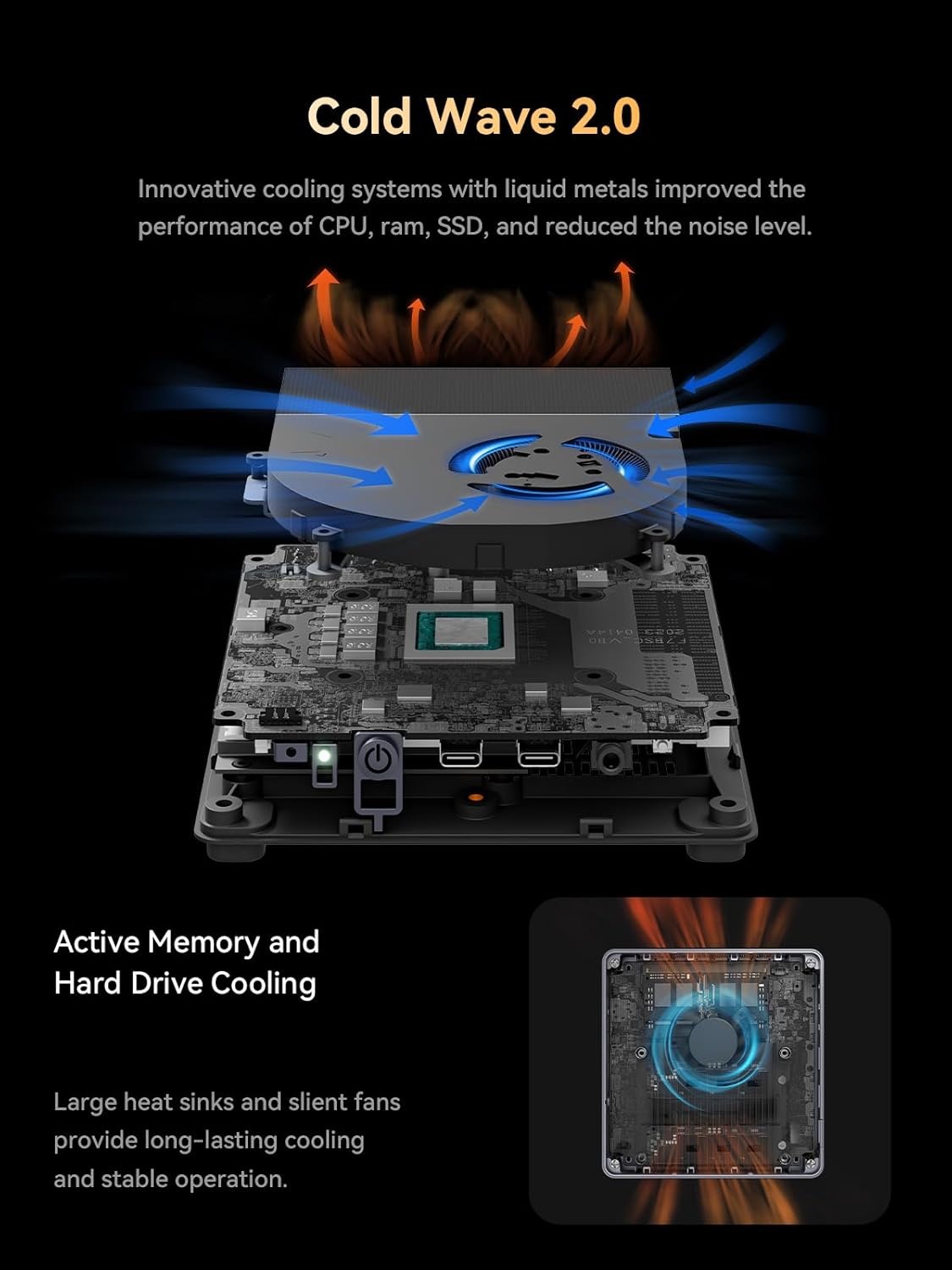 MINISFORUM UM760 Slim Mini PC AMD Ryzen 5 7640HS(6C/12T, up to 4.3GHz) 16GB RAM 1TB SSD Micro Computer, HDMI(4K), DP(4K),USB4(8K) Triple Video Output, AMD Radeon 760M Graphics 2.5G LAN Small PC