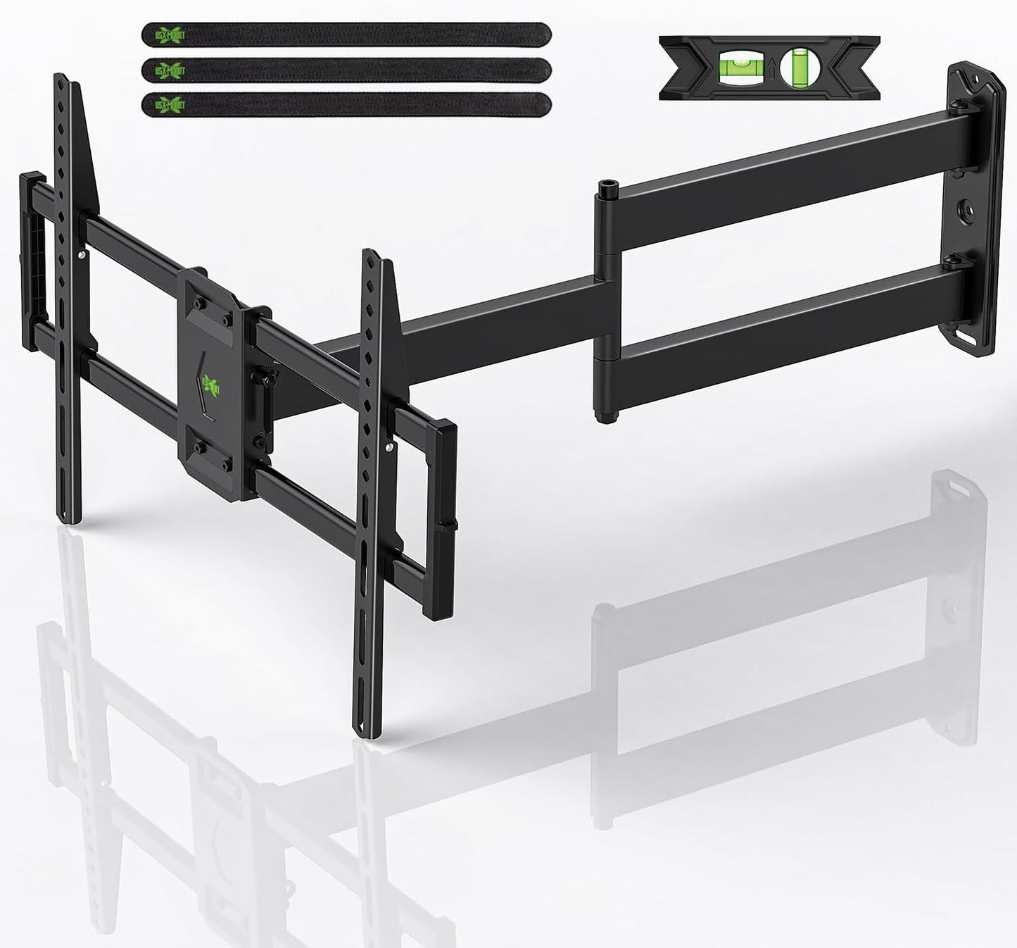 USX MOUNT Full Motion Long Arm TV Wall Mount for Most 37-80 Inch TVs up to 100 Lbs, Smooth Motion Swivel and Tilt TV Bracket, 32.05 Inch Extension, Max VESA 600x400mm, Perfect for Corner, XML930
