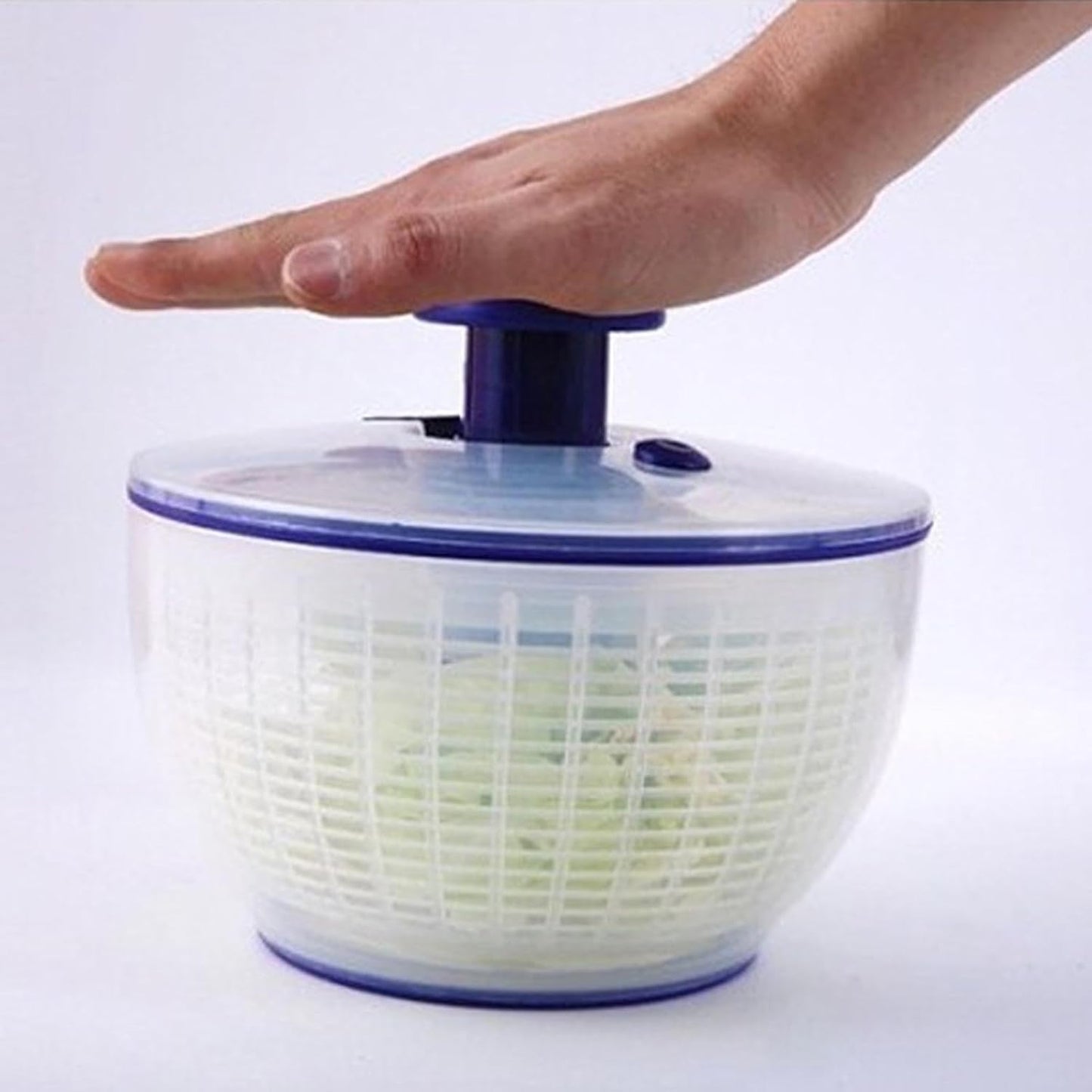 Salad Spinner, Quick Drying Lettuce Spinner | Large Capacity Vegetable Washer, Easy Pump Mechanism, Stable Non-Slip Base, essantial Kitchen Accessory for Fresh Produce