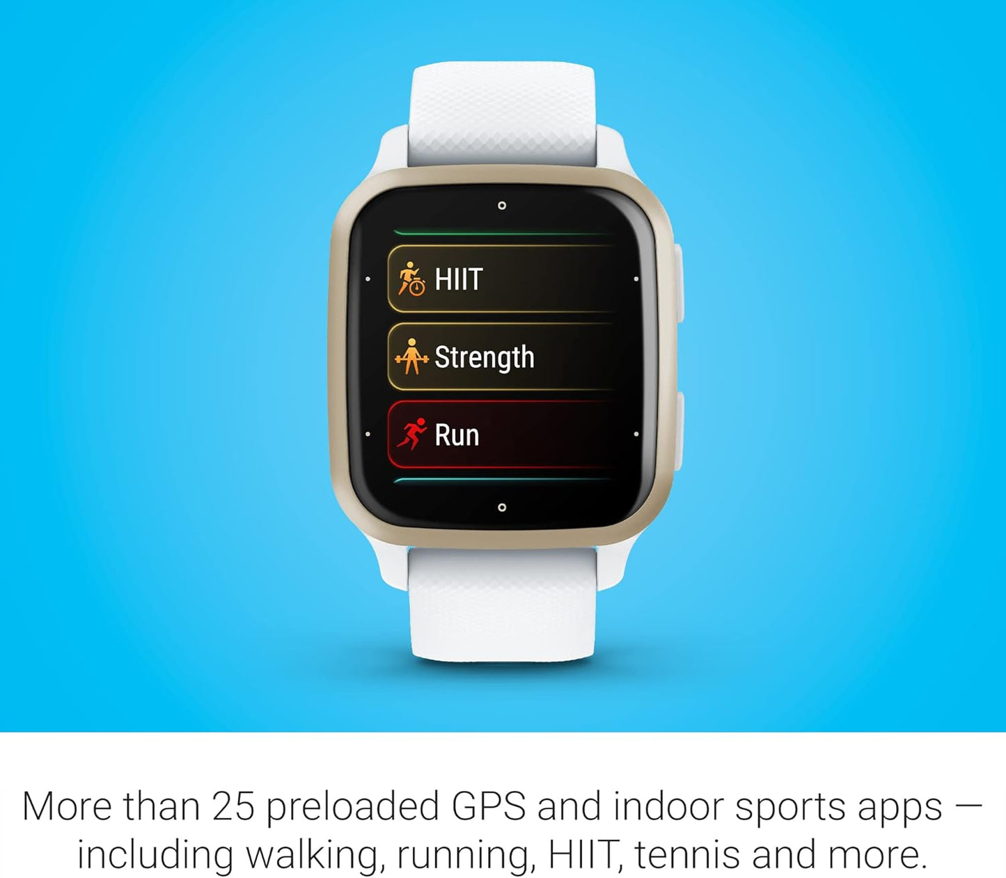 Garmin Venu® Sq 2 GPS Smartwatch, All-Day Health Monitoring, Long-Lasting Battery Life, AMOLED Display, Slate and Shadow Gray