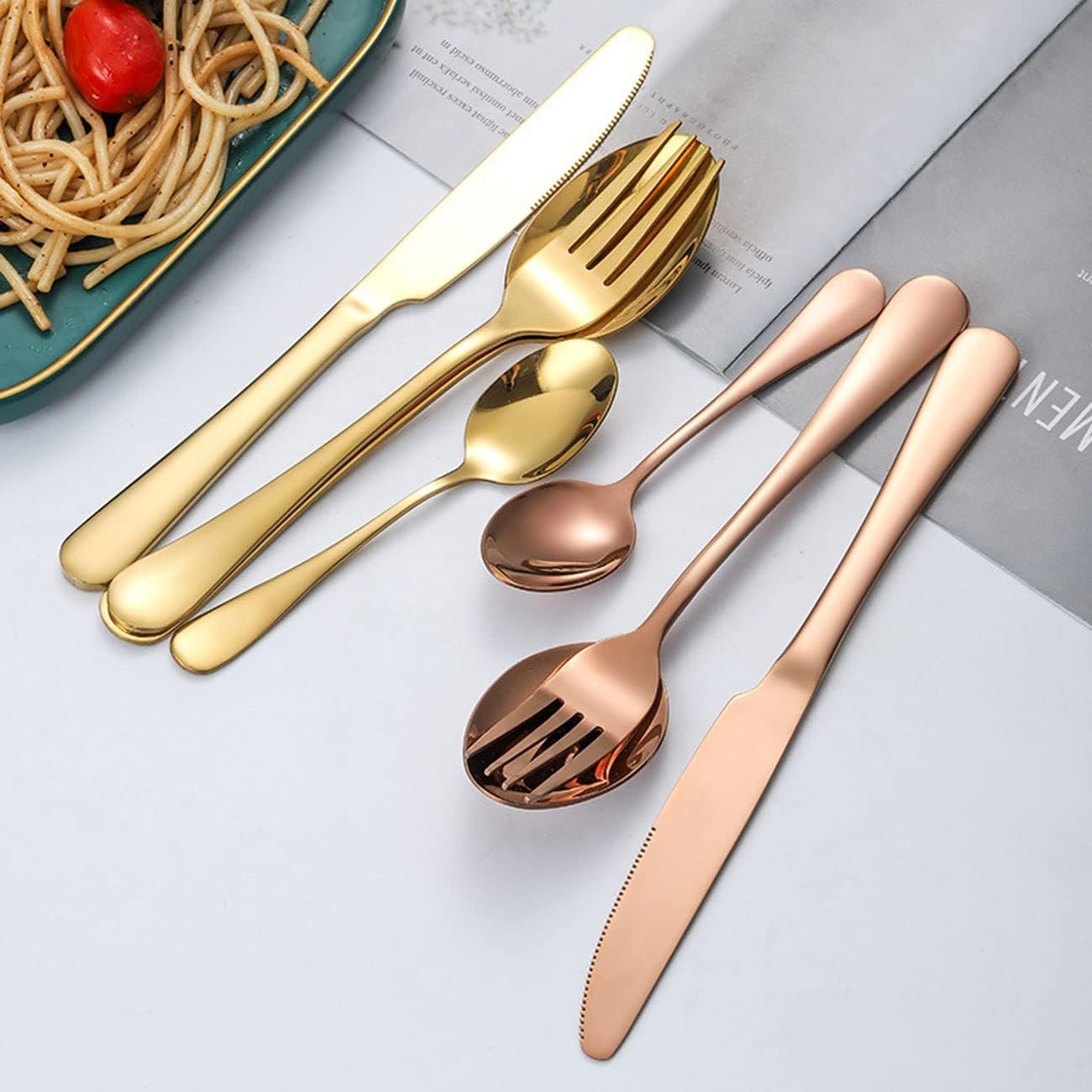 Purilite Select 24-Piece Silverware Set – Mirror Polished