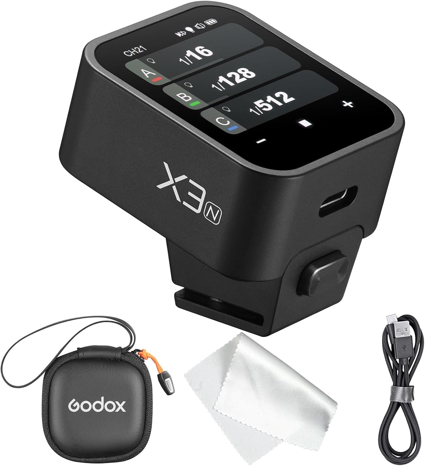 Godox X3S X3 S X3-S TTL Wireless Flash Trigger for Sony Camera, OLED Touchscreen Flash Transmitter,Built-in Lithium Battery Support Quick Charge(Godox Xpro-S/XProII-S Upgrade Version)