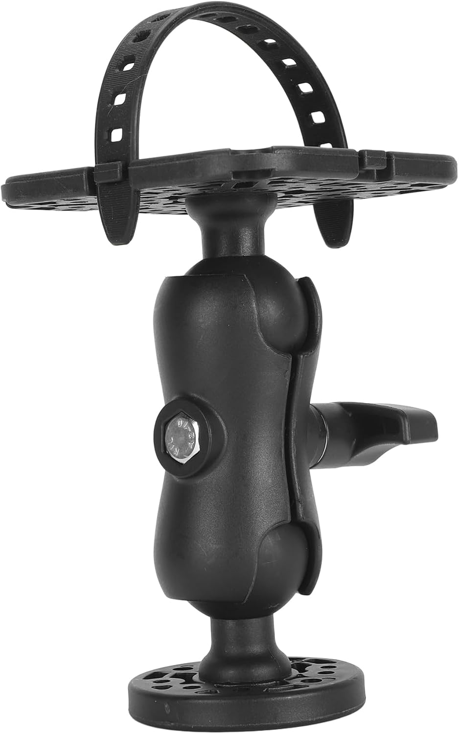 Fockety Fish Finder Mount Base, 360° Rotating Holder for Removable Adjustable Boat Fish Finder Electronic Mount, Stable Bracket for Canoe Kayak