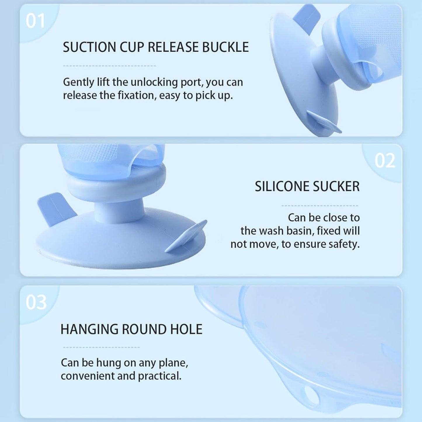 Baby Sink Bath with Suction Cup, Portable Sink Baby Bath with Hanging Hole, Buttock Support Washing Tool for Counter Bathtub Daily Use, Bathtub for, Bather for