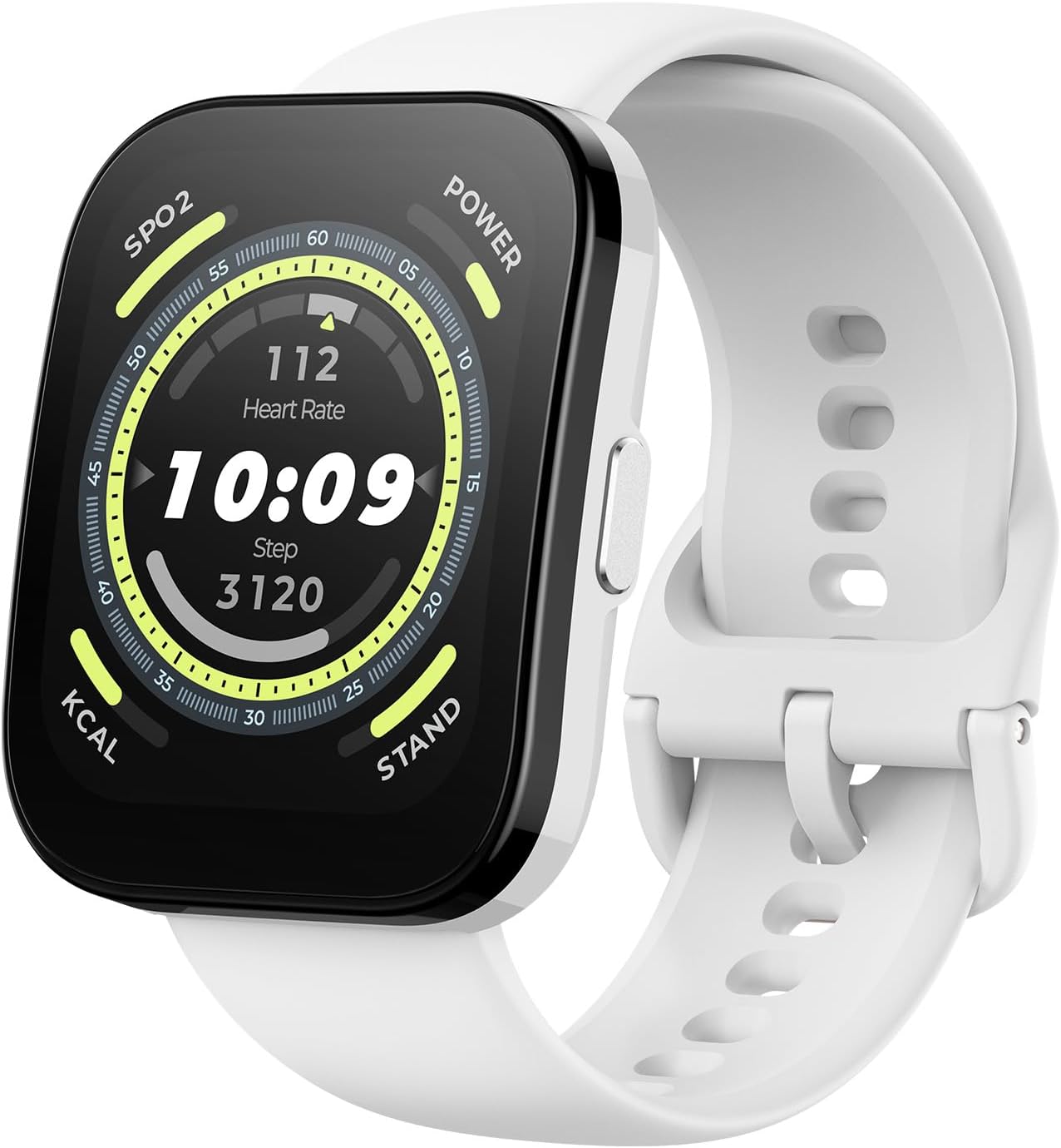 Amazfit Bip 5 Smart Watch Health & Fitness Tracker for Men Women, GPS, Alexa Built-In, Bluetooth Phone Calls, 10-Day Battery, 24H Heart Rate Sleep Monitoring, for Android & iPhone, White