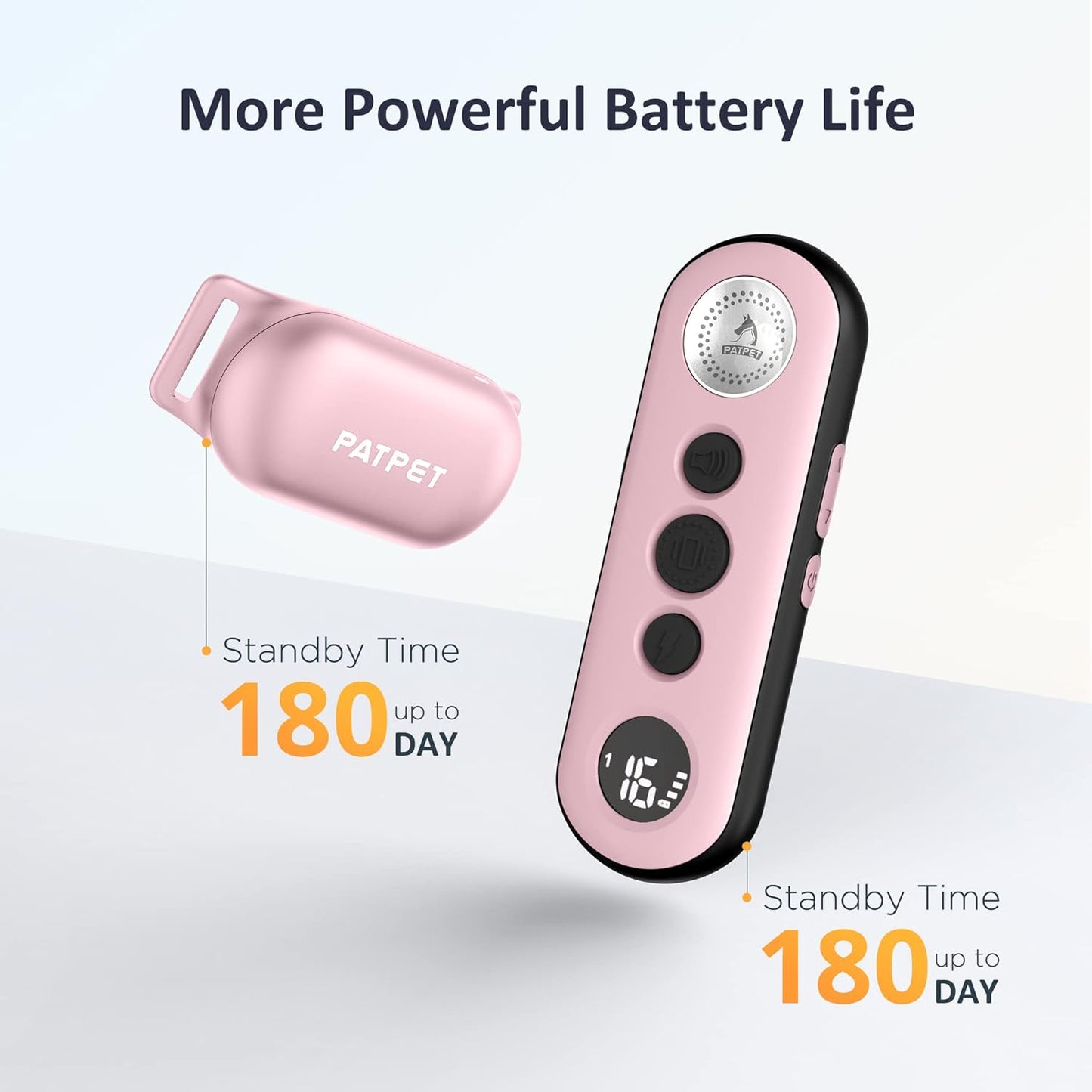 PATPET Dog Training Collar with Remote - Electric Dog Shock Collar for Small Medium Large Dogs - 3 Adjustable Safe Modes, Rechargeable Waterproof E Collar for Dogs (8-120 lbs)