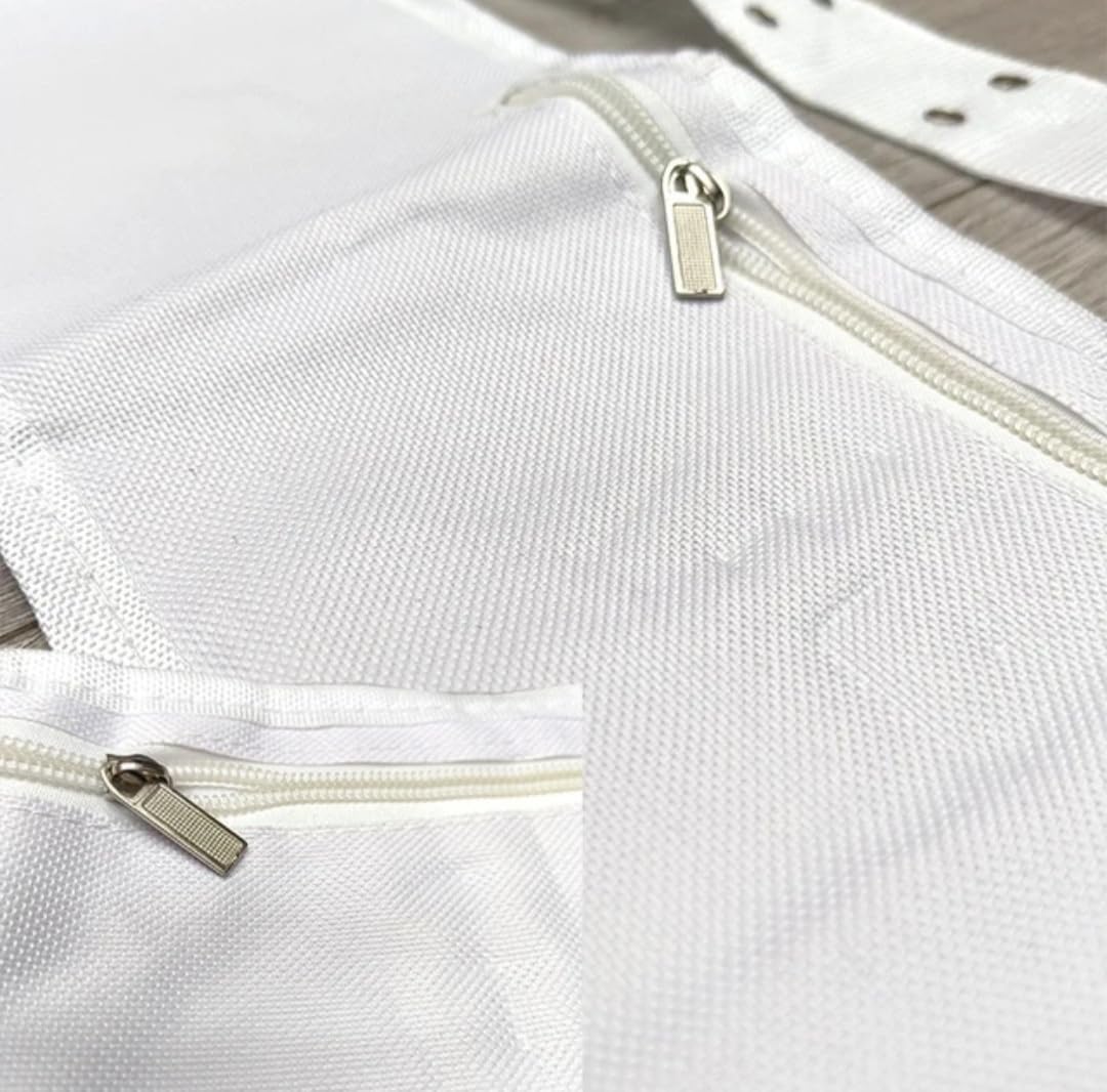 Purilite Select Ihram Belt for Hajj and Umrah – Adjustable Size with Front Pockets and Zippered Compartments