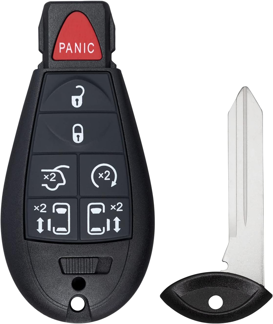 StandardAutoPart Premium Replacement Car Keyless Entry Remote for Grand Caravan Journey Durango Ram Town and Country 300 M3N5WY783X IYZ-C01C (2 Button)
